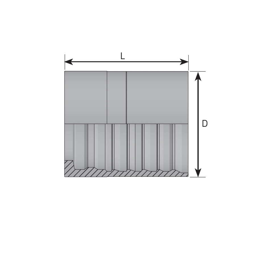 INTERLOCK FERRULE FOR R13/R15
