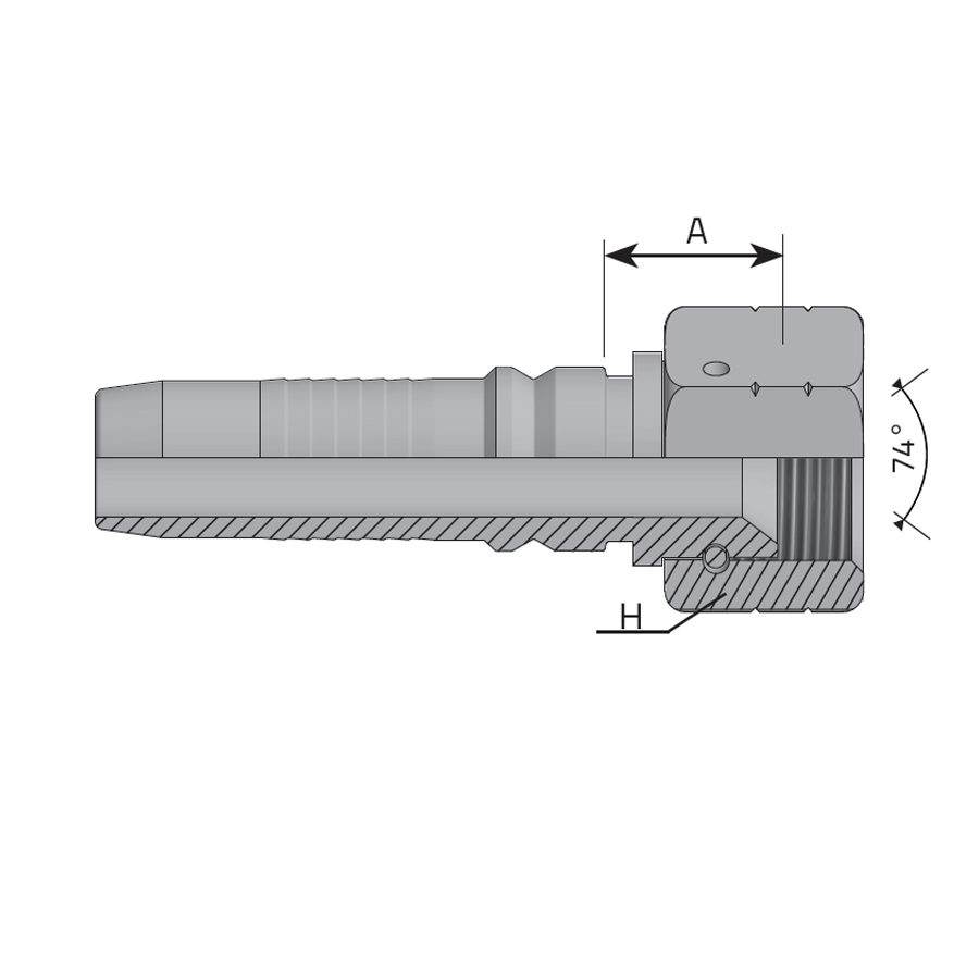INTERLOCK JIC 37° FEMALE